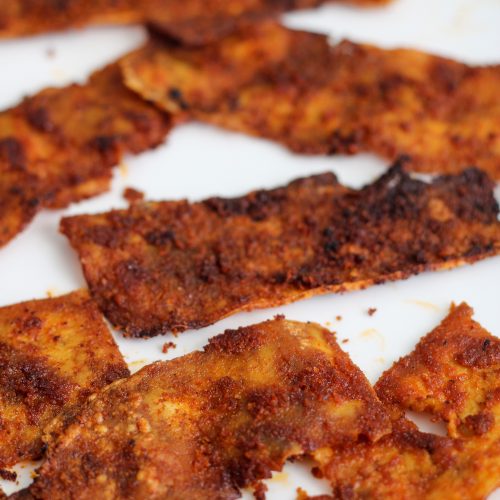 Quick Crispy Tofu Bacon